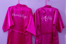 Load image into Gallery viewer, Spa Party Satin Robe
